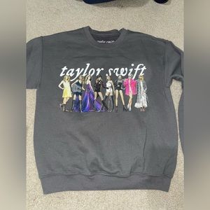Taylor Swift Eras Crewneck from Debut era to Folklore Era from Taylorswift.com